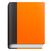 Emoji 📙 Libro Arancione su Facebook 13.1.