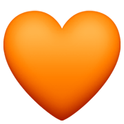 🧡 Emoji Corazón Naranja en Facebook 13.1.