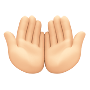 Emoji 🤲🏻 Mani Unite In Alto: Carnagione Chiara su Facebook 13.1.