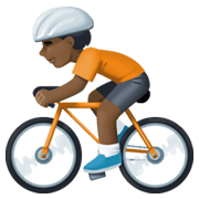 Emoji 🚴🏿 Ciclista: Carnagione Scura su Facebook 13.1.
