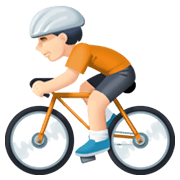 🚴🏻 Emoji Persona En Bicicleta: Tono De Piel Claro en Facebook 13.1.