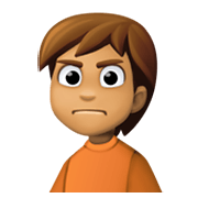 Emoji 🙍🏽 Persona Corrucciata: Carnagione Olivastra su Facebook 13.1.