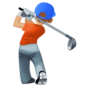 🏌🏼 Emoji Golfer(in): mittelhelle Hautfarbe Facebook 13.1.