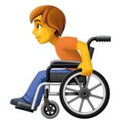 🧑‍🦽 Emoji Persona en silla de ruedas manual en Facebook 13.1.