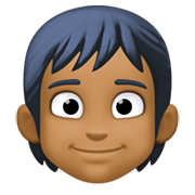 Emoji 🧑🏾 Persona: Carnagione Abbastanza Scura su Facebook 13.1.