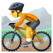 🚵 Emoji Persona En Bicicleta De Montaña en Facebook 13.1.