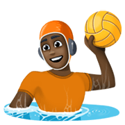 🤽🏿 Emoji Wasserballspieler(in): dunkle Hautfarbe Facebook 13.1.