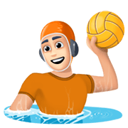 🤽🏻 Emoji Wasserballspieler(in): helle Hautfarbe Facebook 13.1.