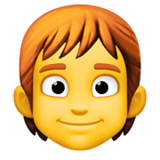 🧑‍🦰 Emoji Erwachsener: rotes Haar Facebook 13.1.