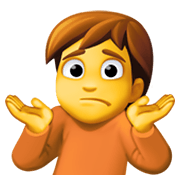 Emoji 🤷 Persona Che Scrolla Le Spalle su Facebook 13.1.