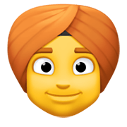 👳 Emoji Person mit Turban Facebook 13.1.