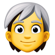 🧑‍🦳 Emoji Persona: cabello blanco en Facebook 13.1.