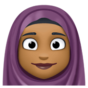 Emoji 🧕🏾 Donna Con Velo: Carnagione Abbastanza Scura su Facebook 13.1.