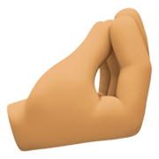 🤌🏽 Emoji Dedos Pellizcados: Tono De Piel Medio en Facebook 13.1.