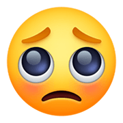 Emoji 🥺 Faccina Sull’orlo Delle Lacrime su Facebook 13.1.
