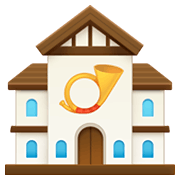 🏤 Emoji Postgebäude Facebook 13.1.