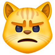 😾 Emoji schmollende Katze Facebook 13.1.