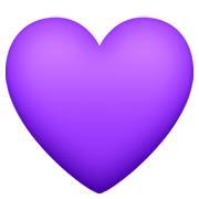 💜 Emoji Corazón Morado en Facebook 13.1.