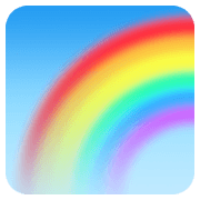 Emoji 🌈 Arcobaleno su Facebook 13.1.