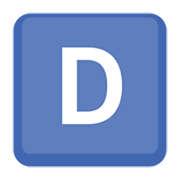 🇩 Emoji Regional Indikator Symbol Buchstabe D Facebook 13.1.