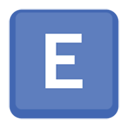 🇪 Emoji Indicador regional Símbolo Letra E en Facebook 13.1.