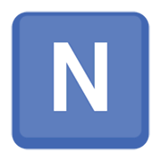 Emoji 🇳 Lettera simbolo indicatore regionale N su Facebook 13.1.