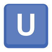 Émoji 🇺 Symbole indicateur régional lettre U sur Facebook 13.1.