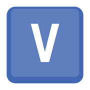 Emoji 🇻 Lettera simbolo indicatore regionale V su Facebook 13.1.