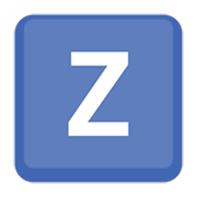 Émoji 🇿 Symbole indicateur régional lettre Z sur Facebook 13.1.