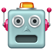 Emoji 🤖 Faccina Di Robot su Facebook 13.1.