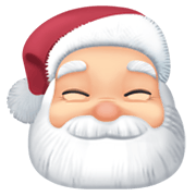 🎅🏻 Emoji Weihnachtsmann: helle Hautfarbe Facebook 13.1.