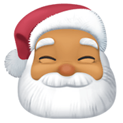 Emoji 🎅🏽 Babbo Natale: Carnagione Olivastra su Facebook 13.1.
