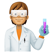 Emoji 🧑🏽‍🔬 Persona Che Lavora In Campo Scientifico: Carnagione Olivastra su Facebook 13.1.