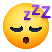 😴 Emoji schlafendes Gesicht Facebook 13.1.