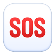 Emoji 🆘 Pulsante SOS su Facebook 13.1.