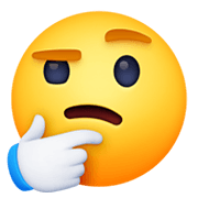 Emoji 🤔 Faccina Concentrata su Facebook 13.1.