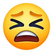Emoji 😫 Faccina Stanca su Facebook 13.1.