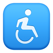 Émoji ♿ Symbole Accès Handicapés sur Facebook 13.1.