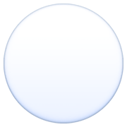Emoji ⚪ Cerchio Bianco su Facebook 13.1.