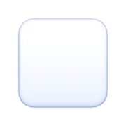Emoji ◻️ Quadrato Bianco Medio su Facebook 13.1.