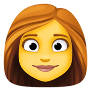 Emoji 👩 Donna su Facebook 13.1.