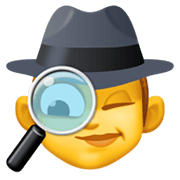 Emoji 🕵️‍♀️ Investigatrice su Facebook 13.1.
