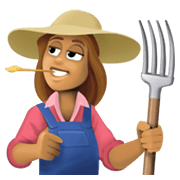 👩🏽‍🌾 Emoji Agricultora: Tono De Piel Medio en Facebook 13.1.