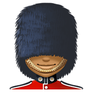 💂🏾‍♀️ Emoji Guardia Mujer: Tono De Piel Oscuro Medio en Facebook 13.1.