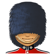 Emoji 💂🏽‍♀️ Guardia Donna: Carnagione Olivastra su Facebook 13.1.
