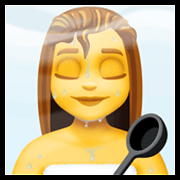 🧖‍♀️ Emoji Mujer En Una Sauna en Facebook 13.1.
