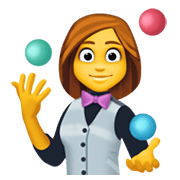 Emoji 🤹‍♀️ Giocoliere Donna su Facebook 13.1.