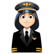 Emoji 👩🏻‍✈️ Pilota Donna: Carnagione Chiara su Facebook 13.1.