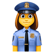 👮‍♀️ Emoji Agente De Policía Mujer en Facebook 13.1.