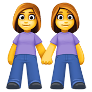 👭 Emoji Duas Mulheres De Mãos Dadas na Facebook 13.1.